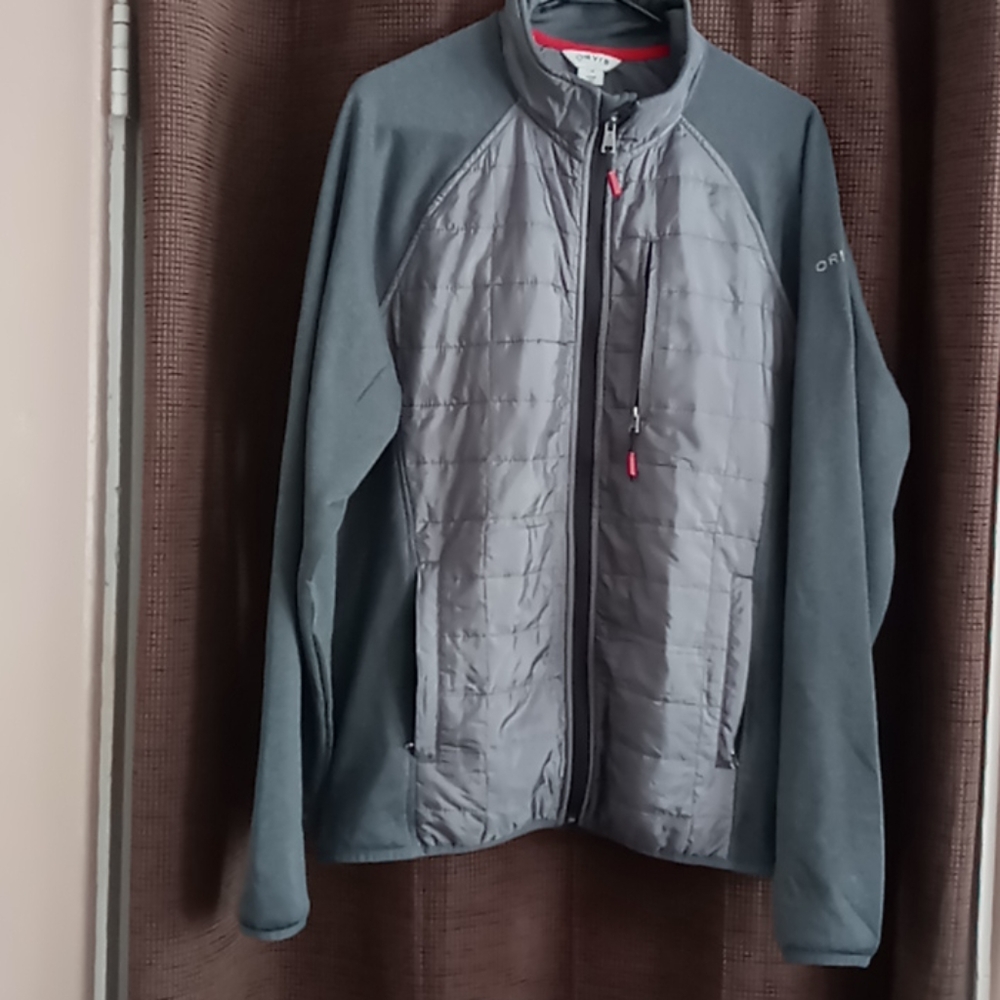 Orvis Male Hiking Outdoor Jacket. Size L. Gray